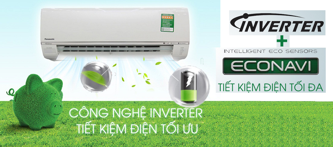 Điều hòa Panasonic trang bị công nghệ Inverter siêu tiết kiệm điện